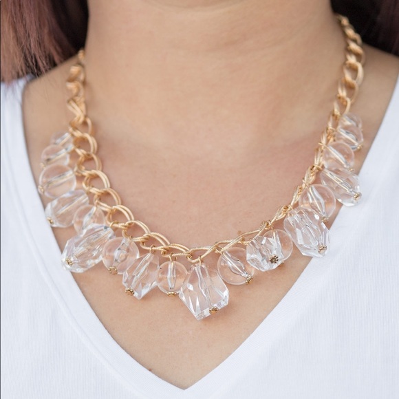 ❤️Gorgeously Globetrotter Gold Necklace Set - Picture 2 of 4